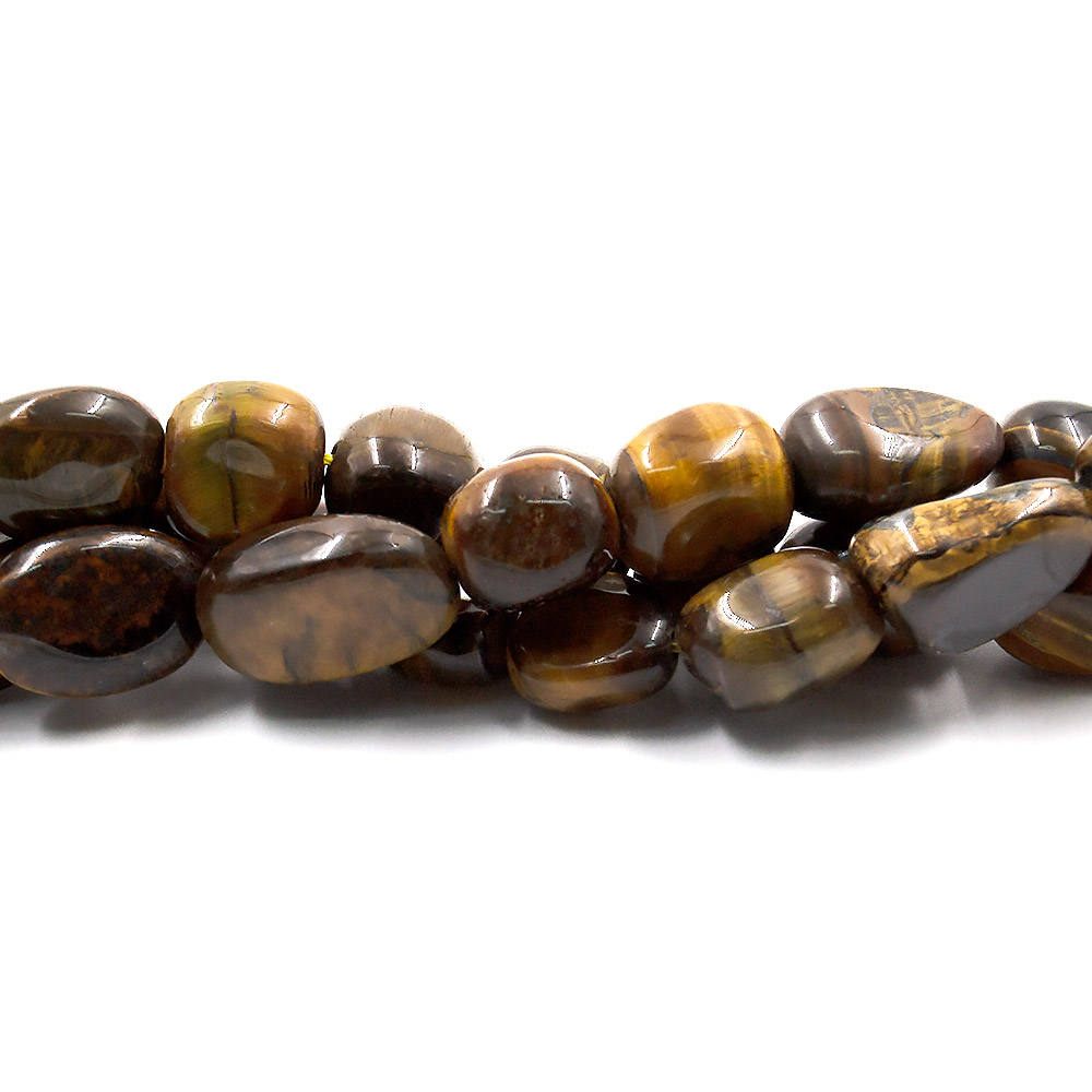 Тигровый глаз галтовка 15*12 мм