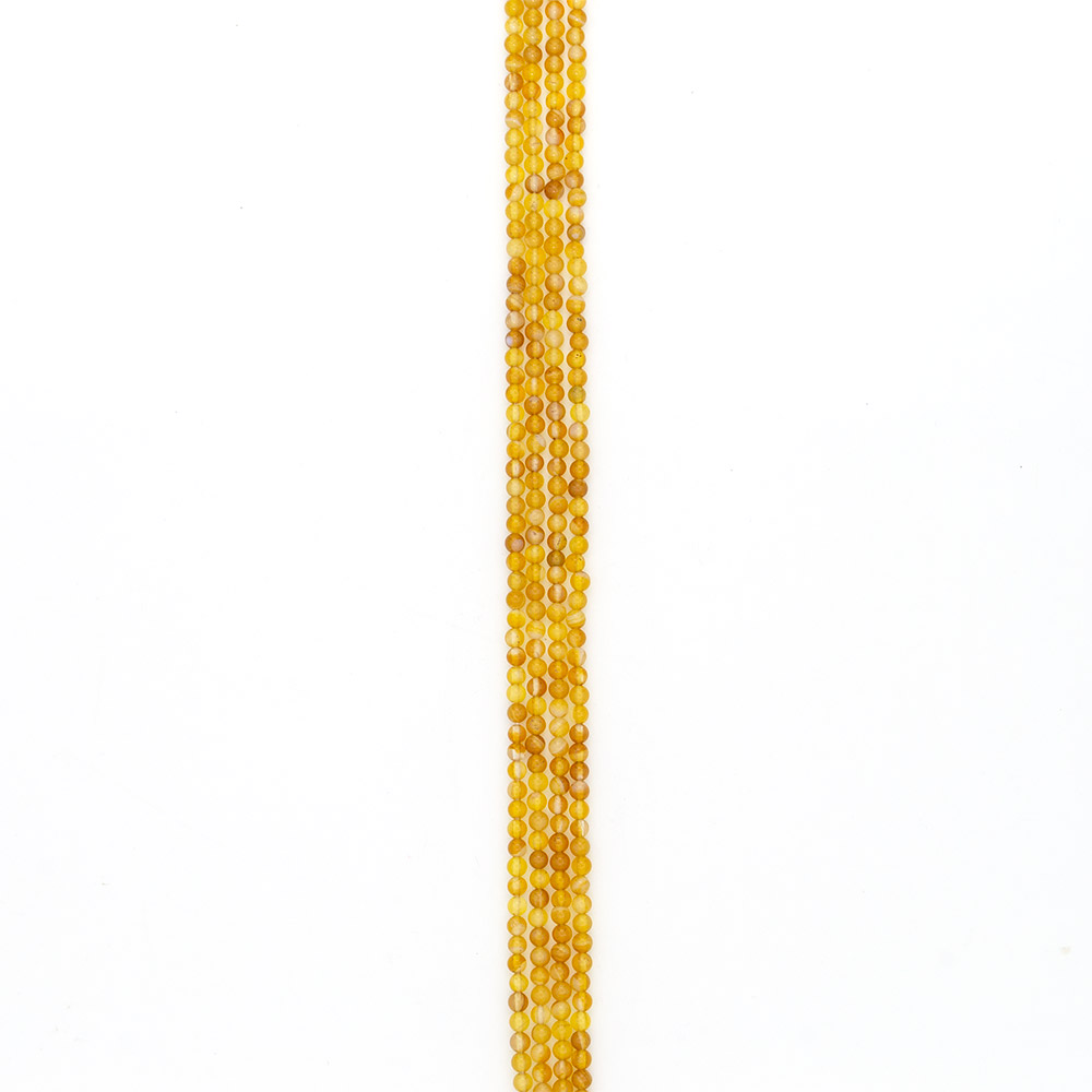 Фото товара агат темно-желтый 4 мм