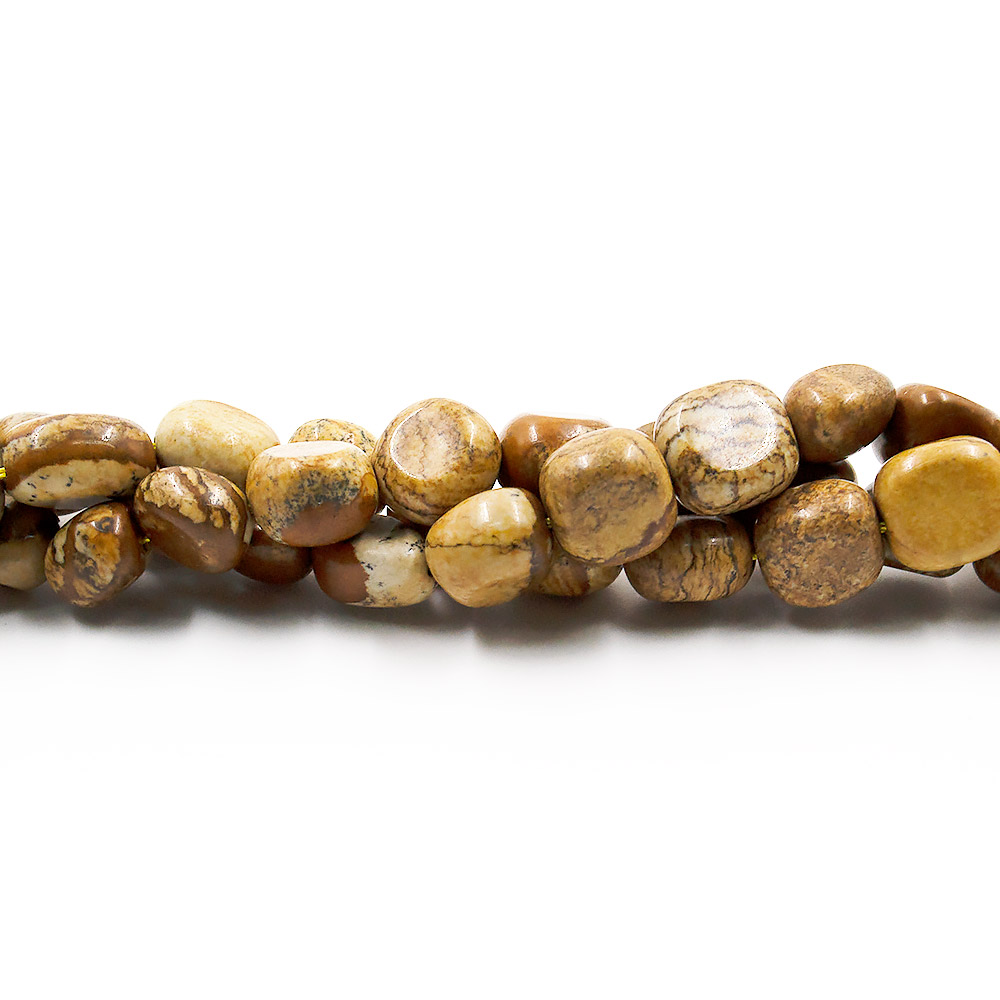 Фото товара яшма песчаная галтовка округлая 10 мм