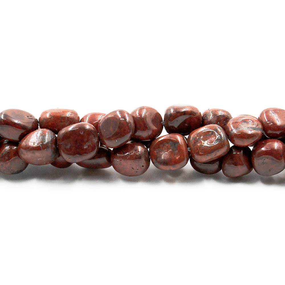 Фото товара яшма красная галтовка округлая 11*10 мм