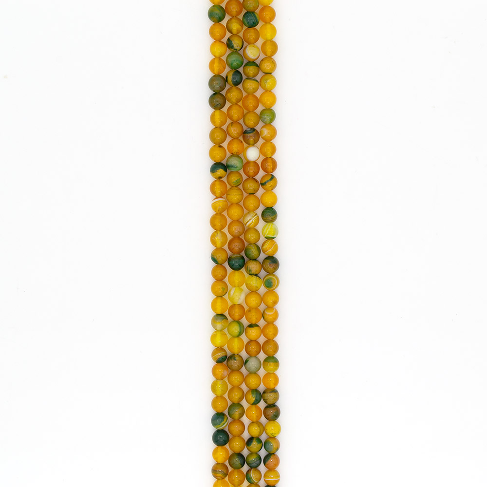 Фото товара агат шар цвет желто-зеленый 8 мм