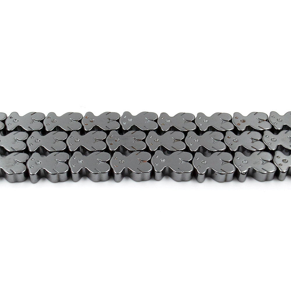 Фото товара гематит мишка тедди 13*10 мм