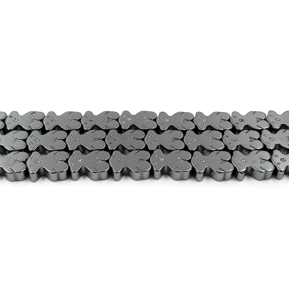 Фото товара гематит мишка тедди 13*10 мм