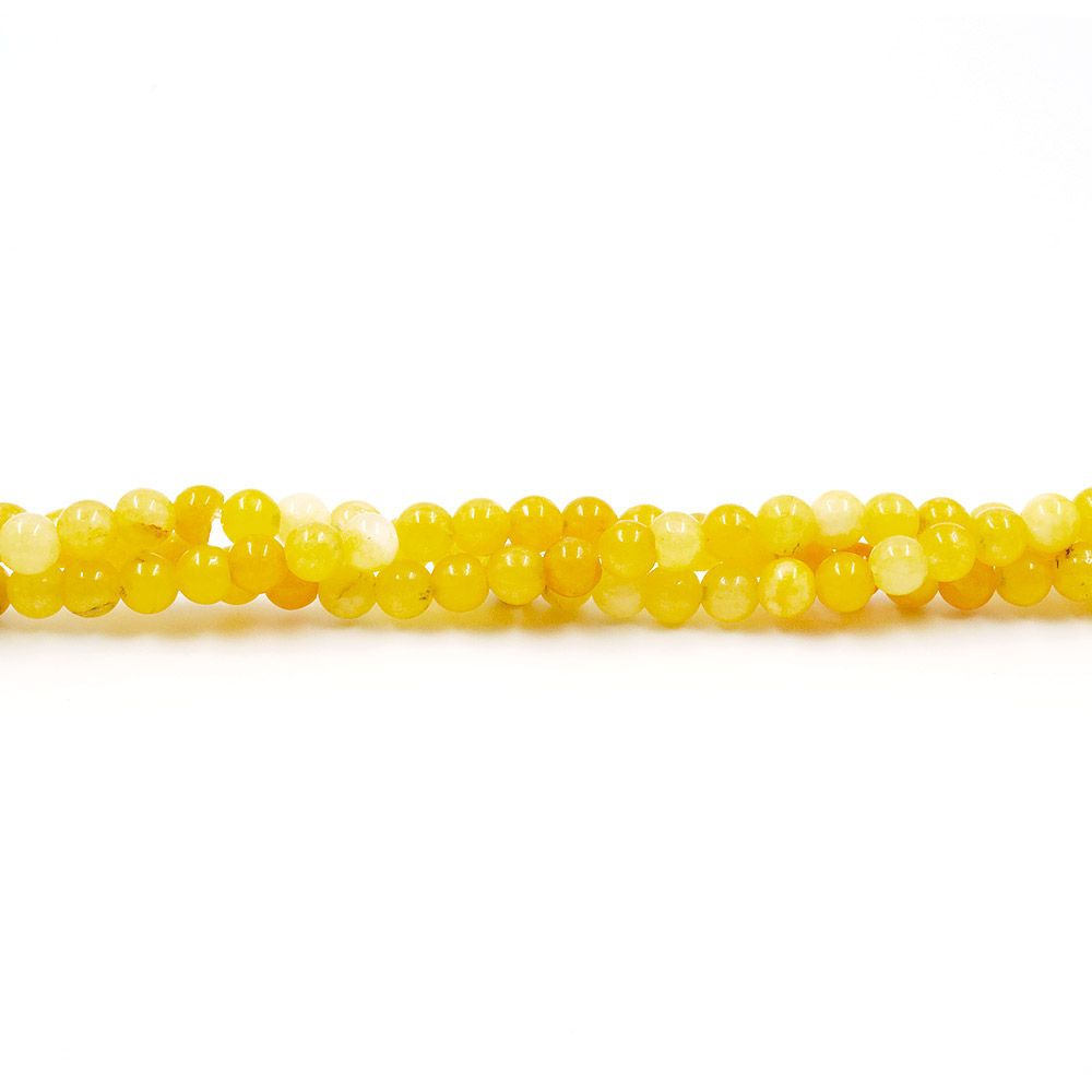 Фото товара кварц тонированный желтый темный шар 6 мм