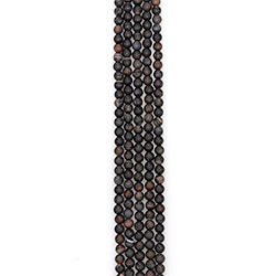 Фото товара агат шар цвет угольно-серый 6 мм