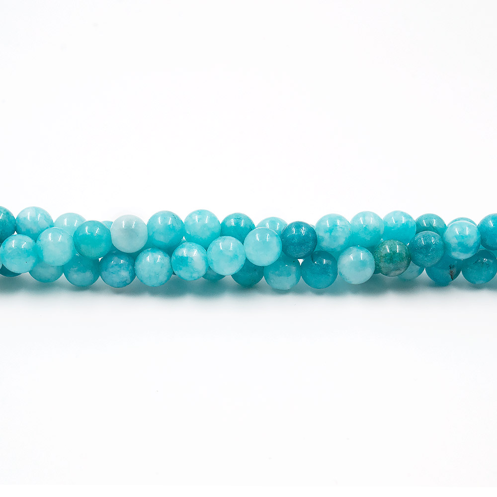 Кальцит тонированный лазурный 8 мм