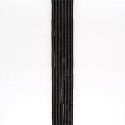 Фото товара агат цилиндр цвет темно-коричневый 16*6 мм