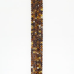 Агат шар цвет желто-коричневый 6 мм