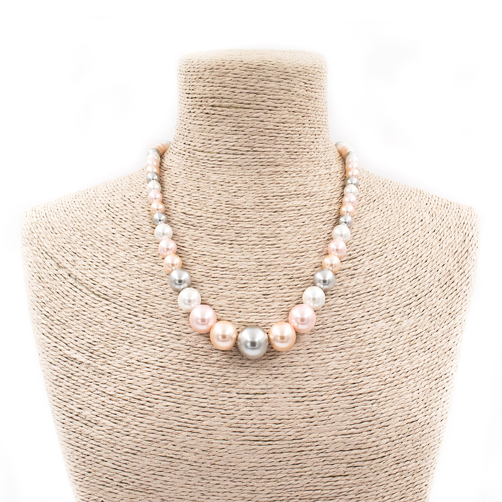 Фото товара бусы из майорки цвет ассорти на увеличение шар