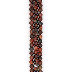 Фото товара агат шар цвет кирпичный 14 мм