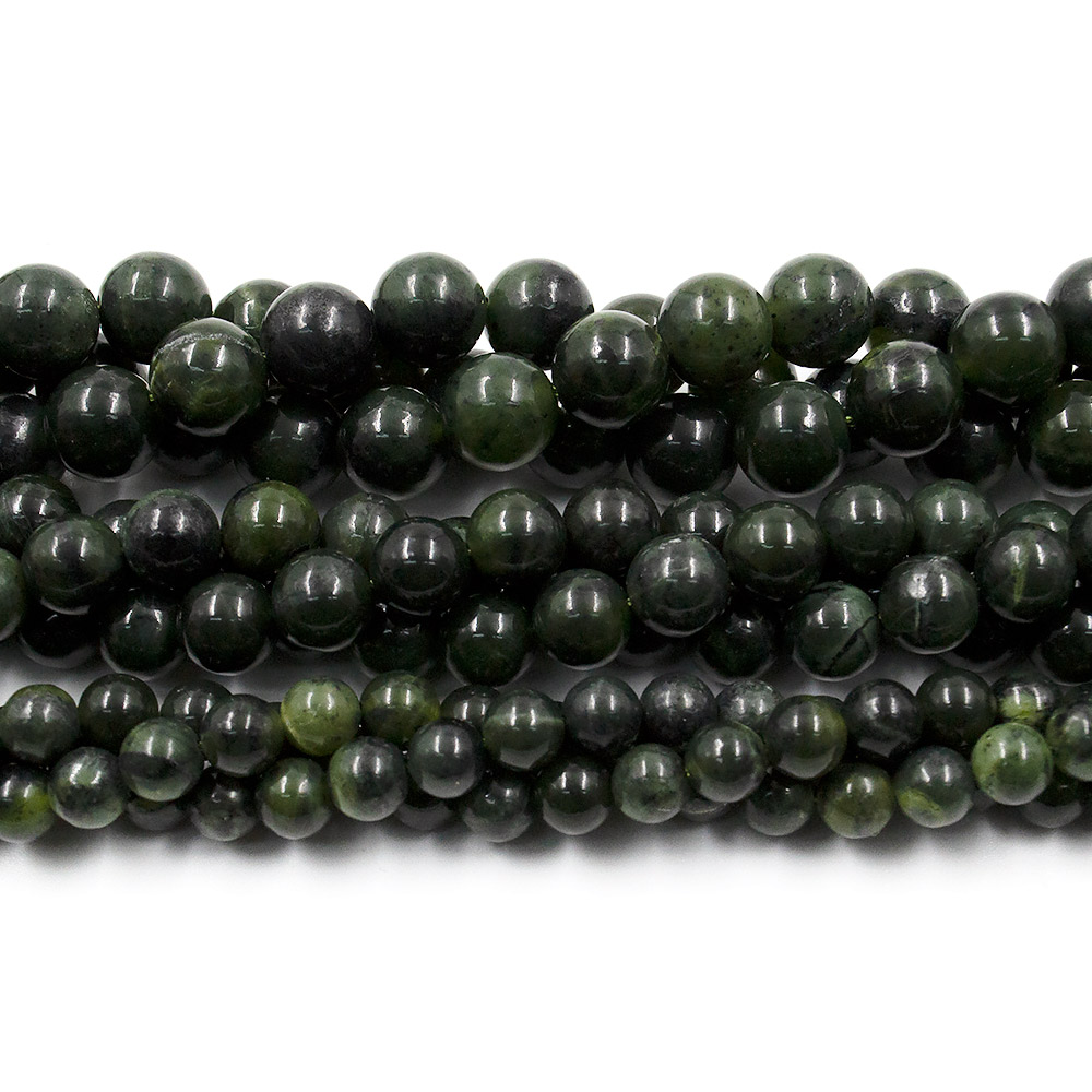 Фото товара нефрит канадский темный шар