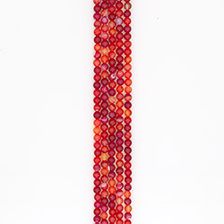 Агат шар цвет темно-розовый 8 мм