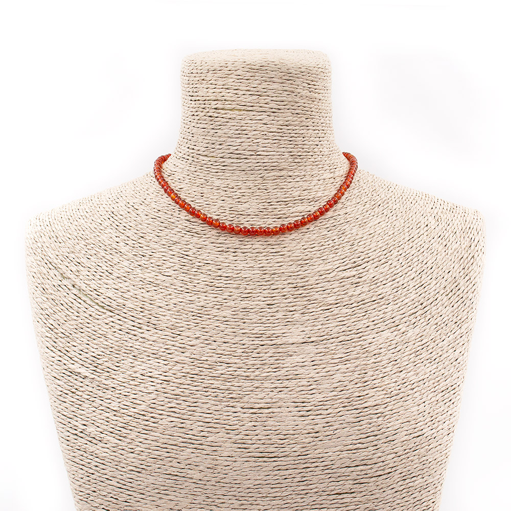 Фото товара бусы-чокер из сердолика