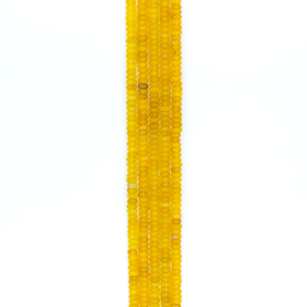 Фото товара агат разделители цвет лимонный 4*8 мм