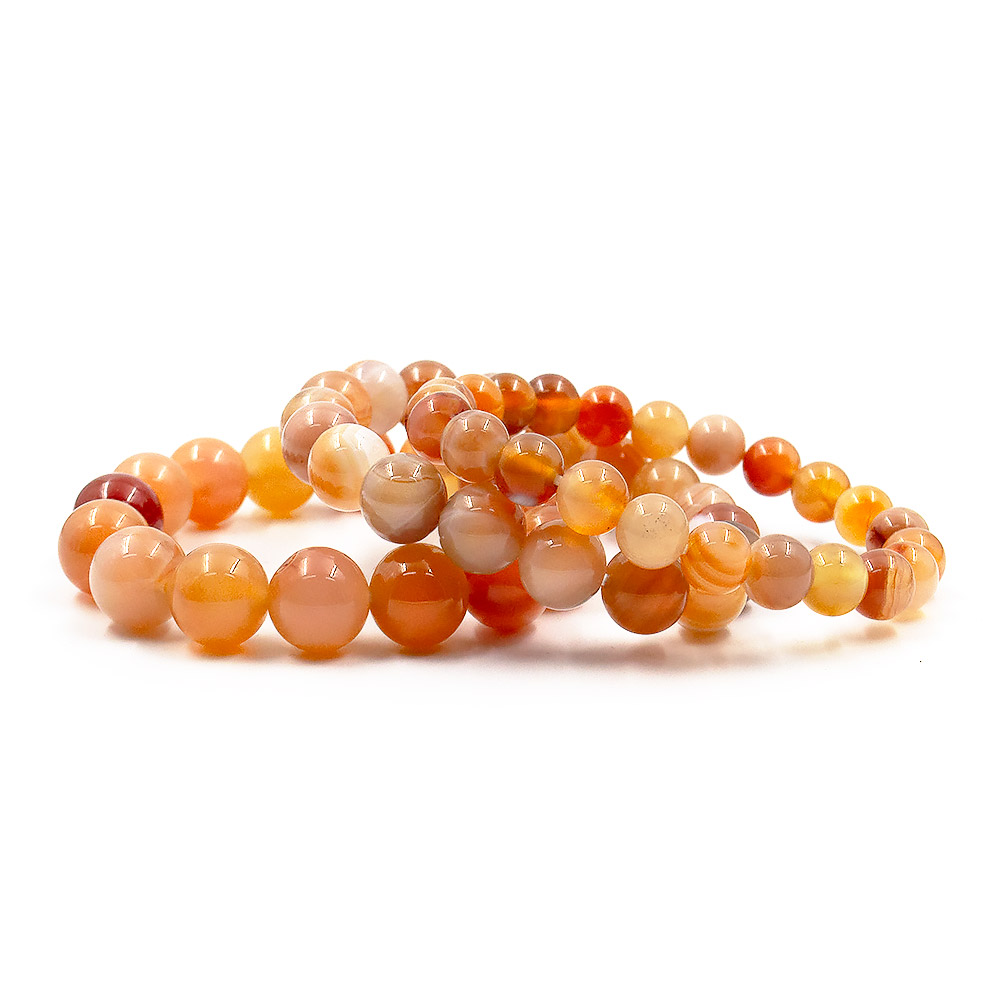 Фото товара браслет из агата цвет розовый ботсван