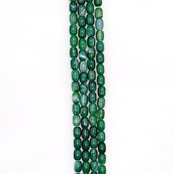 Агат бочата цвет зеленый бочата 14*11 мм