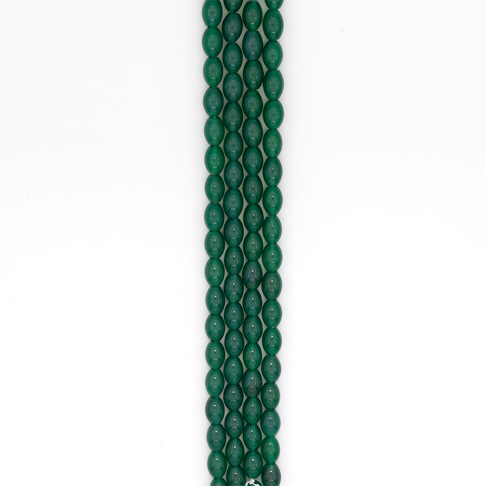 Фото товара агат рис цвет светлый хризопраз 14*10 мм