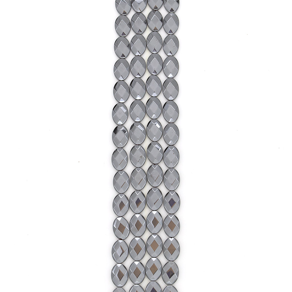 Фото товара гематит таблетка овальная грань 18*13 мм