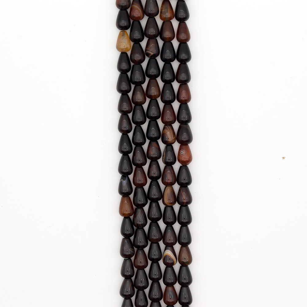 Фото товара сердолик темный капля 14*10 мм