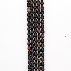 Сердолик темный капля 14*10 мм