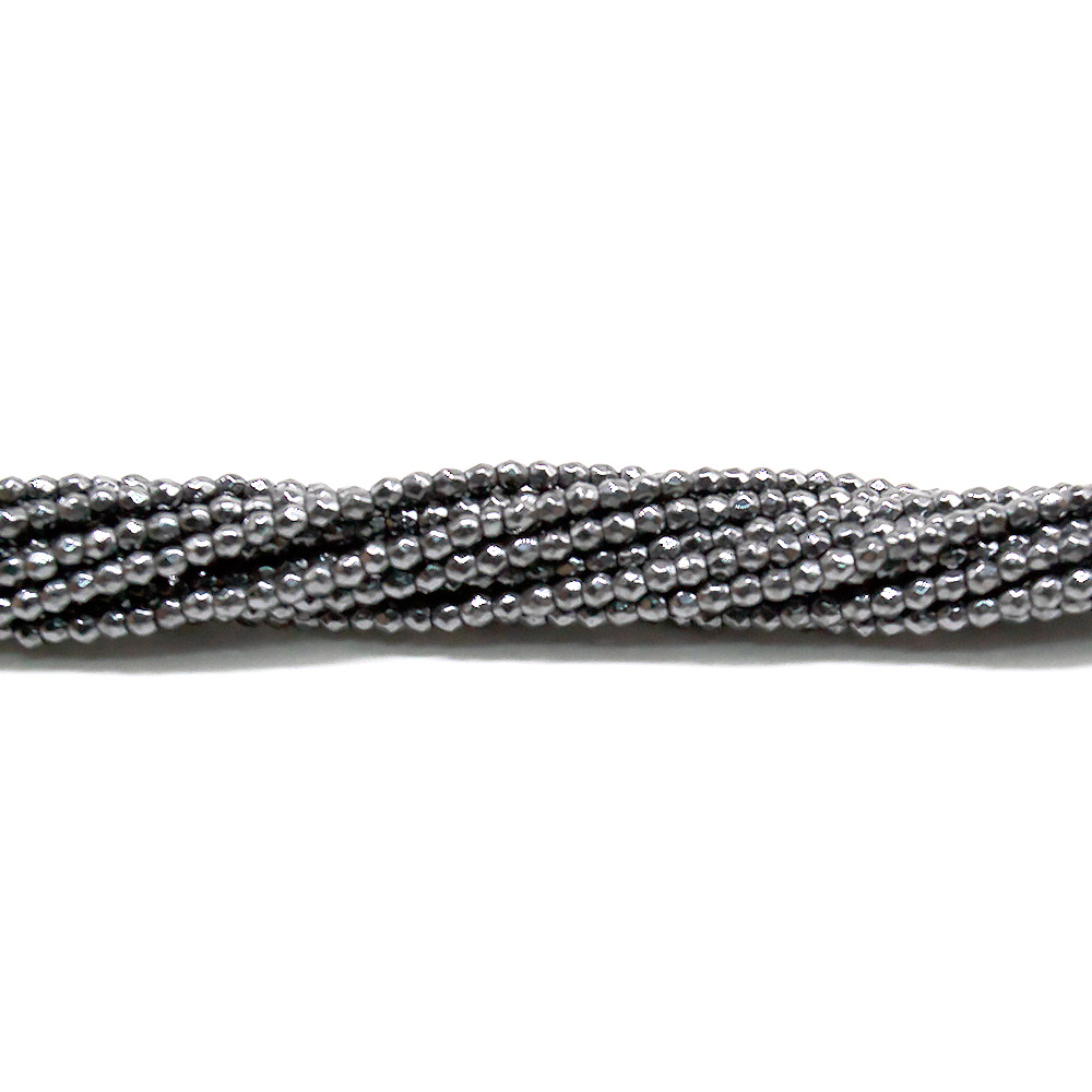Гематит шар крупная грань 2 мм 