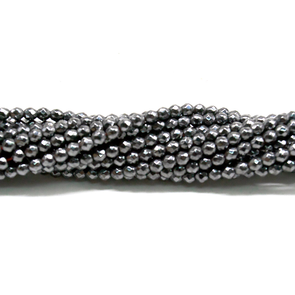 Гематит шар крупная грань 3 мм 