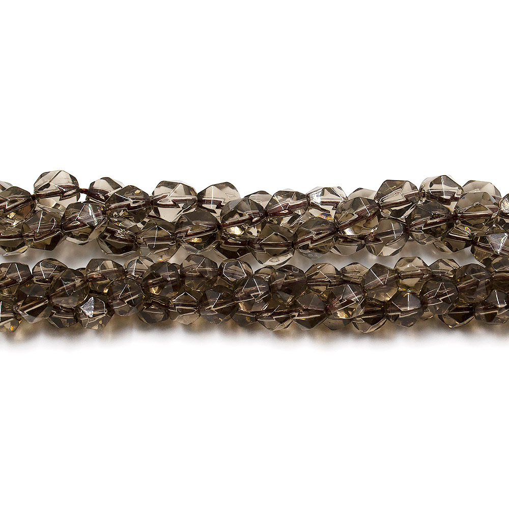 Раухтопаз крупная грань шар светлый