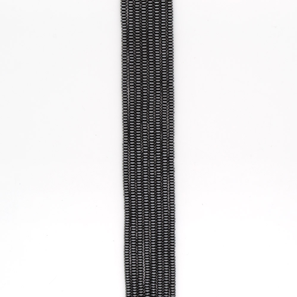 Фото товара гематит рондоль 2*5 мм