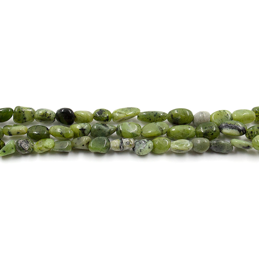 Нефрит канадский галтовка 10*8 мм