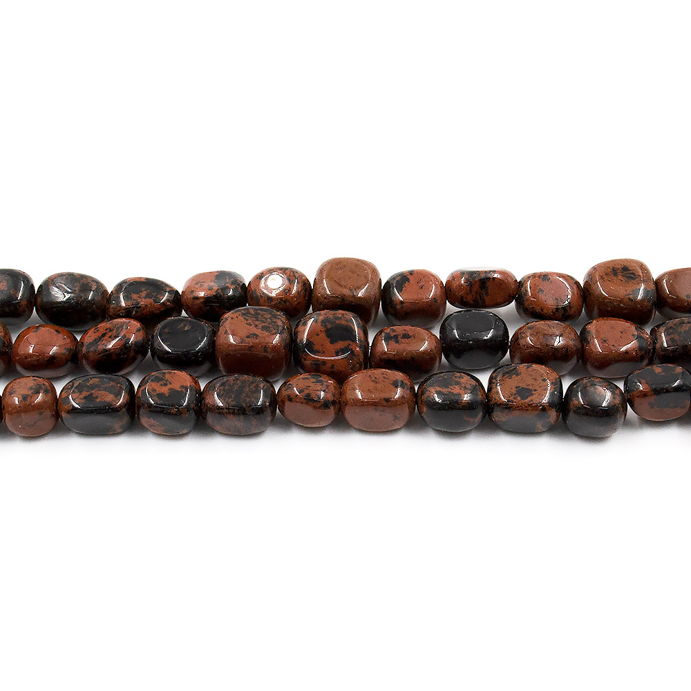 Обсидиан коричневый галтовка средняя