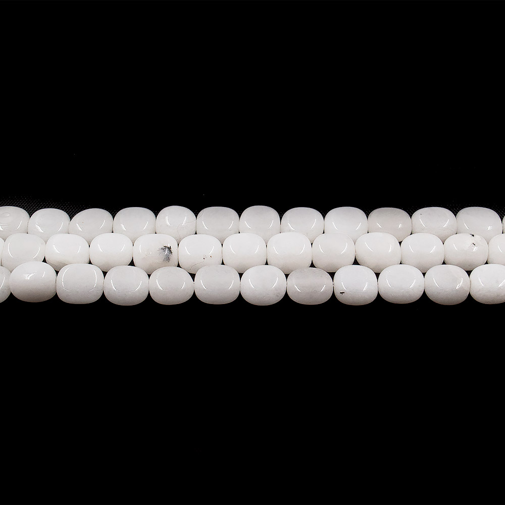 Кахолонг белый галтовка кирпичик 9*8*5 мм