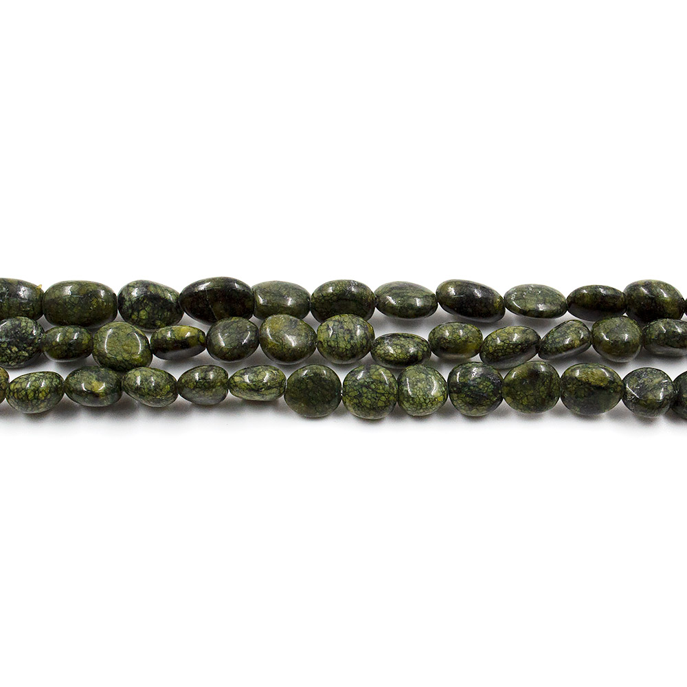 Фото товара змеевик галтовка мелкая