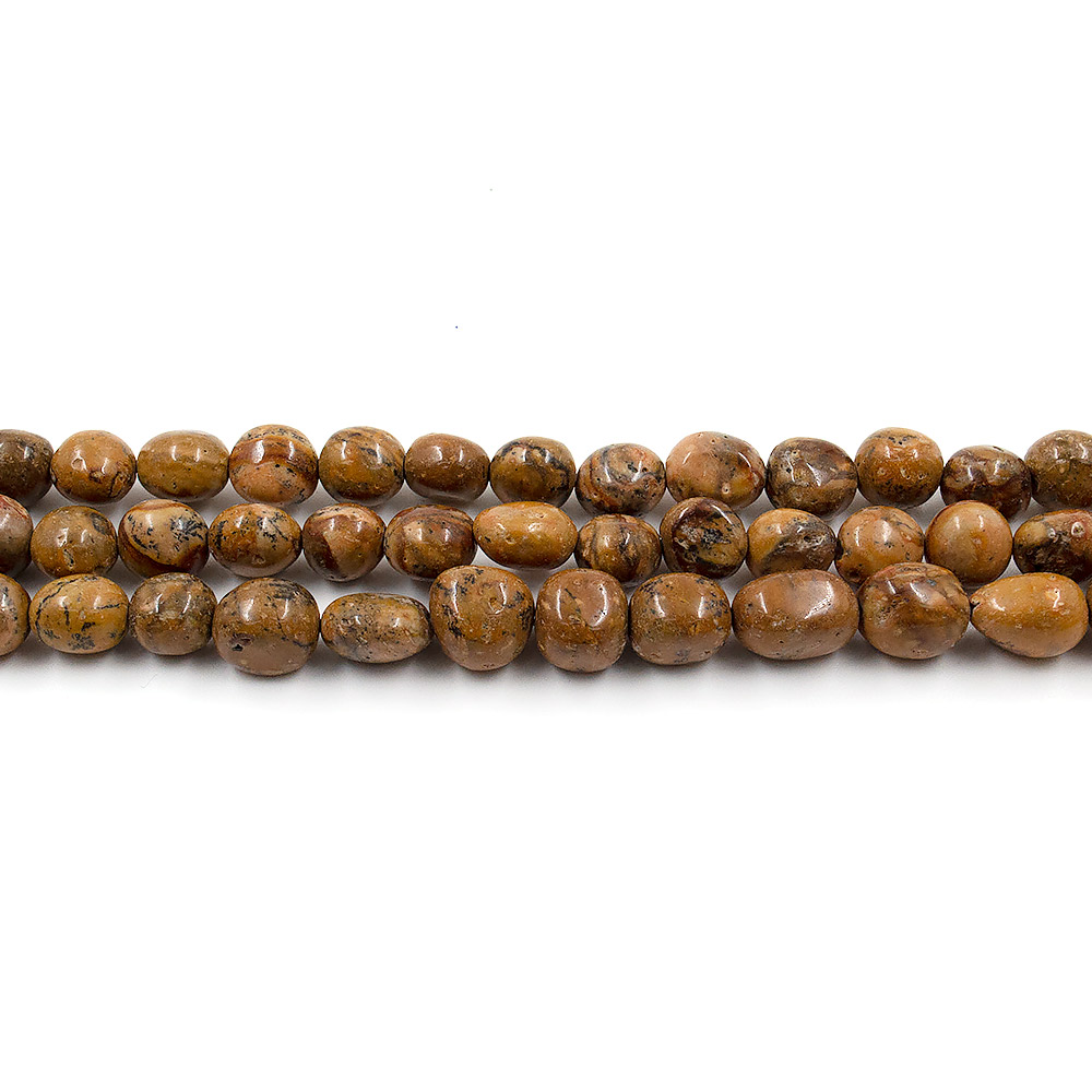 Яшма песчаная темная галтовка 9*7 мм