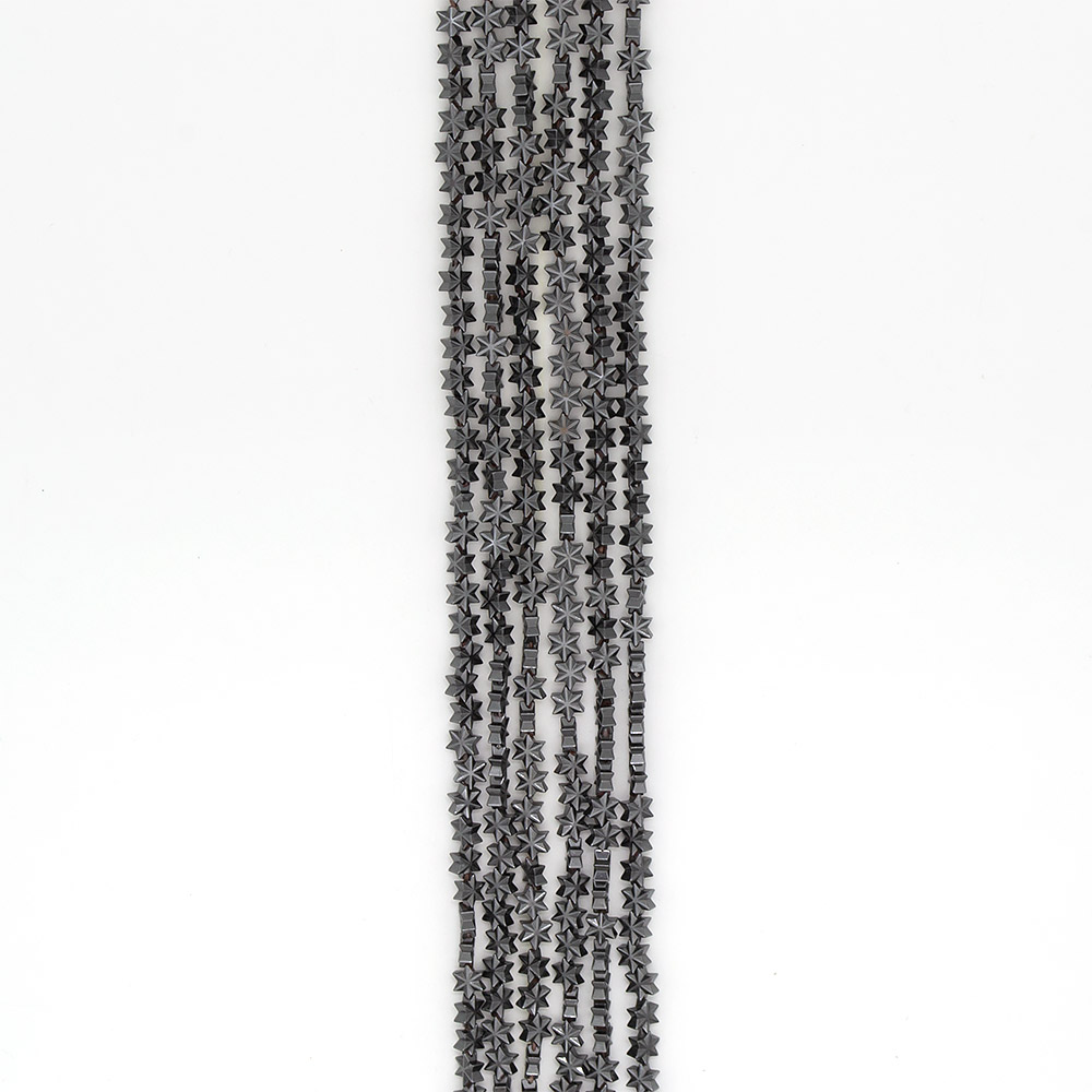 Фото товара гематит звезда плоская 7 мм