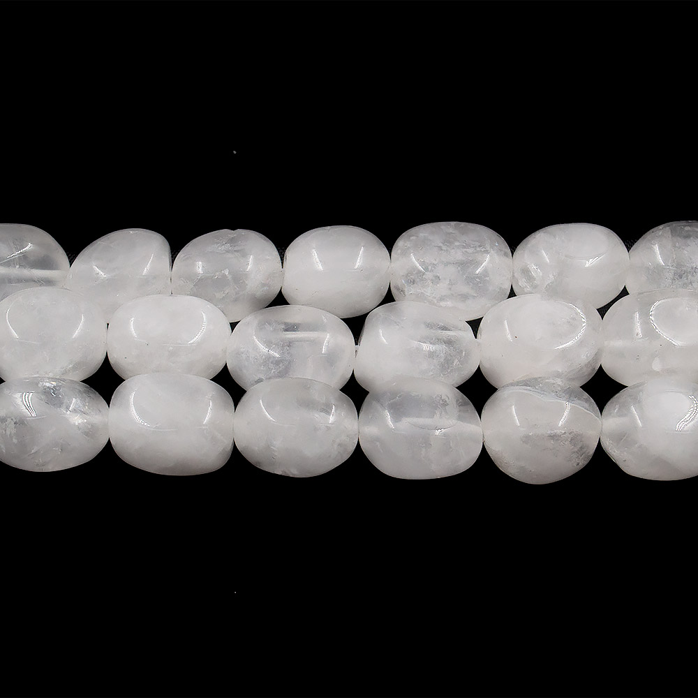 Фото товара горный хрусталь галтовка кирпичик матовая 18*14 мм