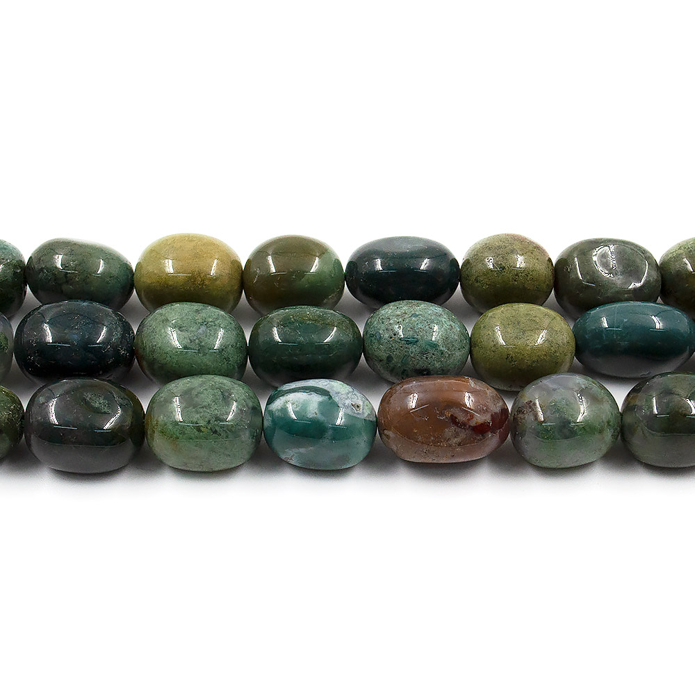 Яшма зеленая галтовка 15*12 мм