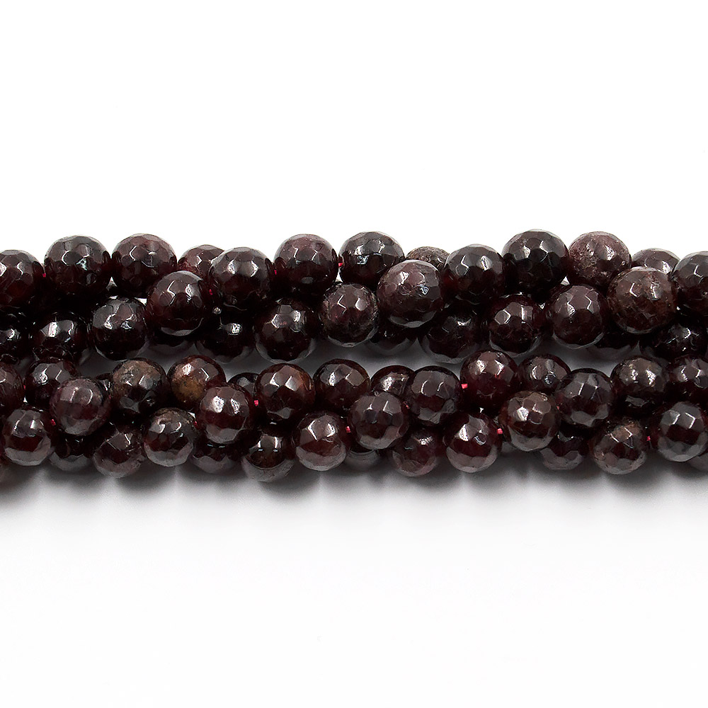 Гранат граненый шар