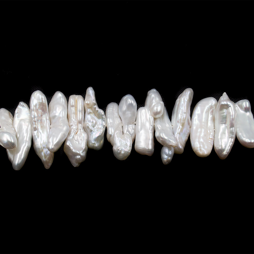 Жемчуг барочный поперечный 27*5 мм