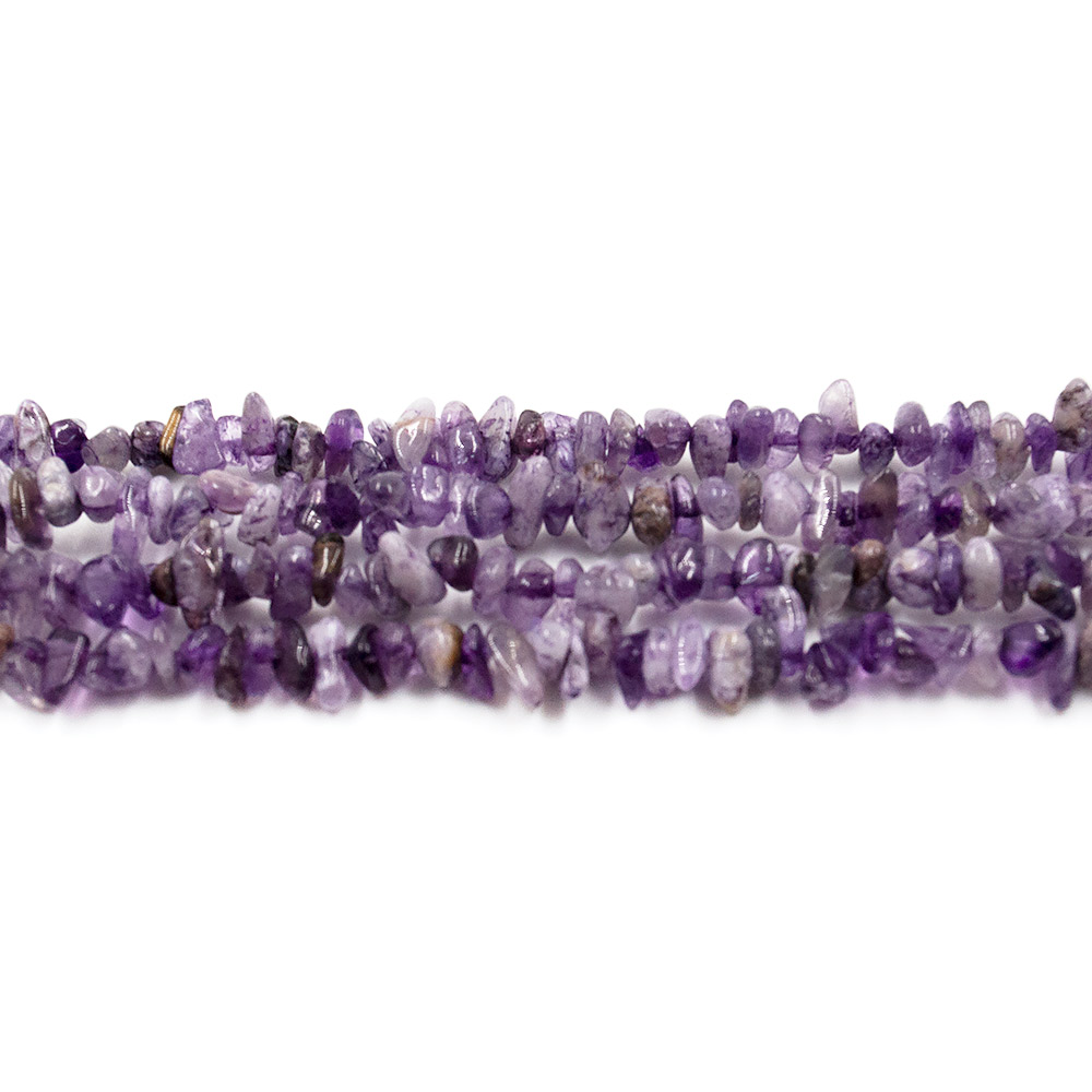 Фото товара аметист фиолетово-белый крошка мини