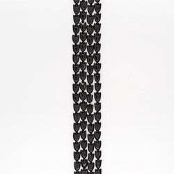 Фото товара агат цветок цвет черный 14*10 мм