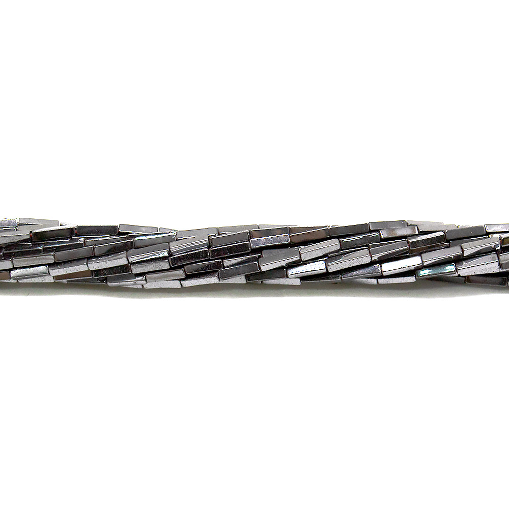 Фото товара гематит прямоугольник ровный 6*1 мм 