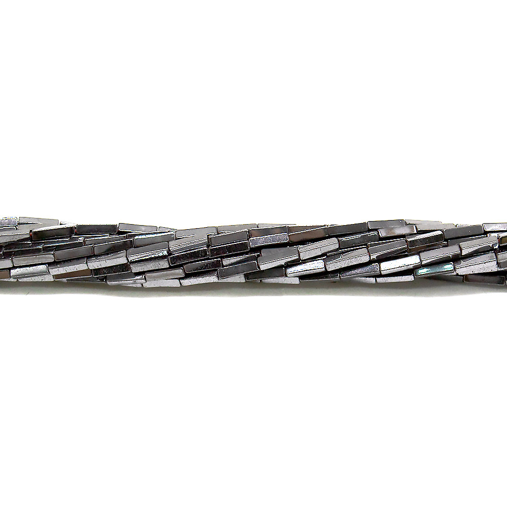 Гематит прямоугольник ровный 6*1 мм 