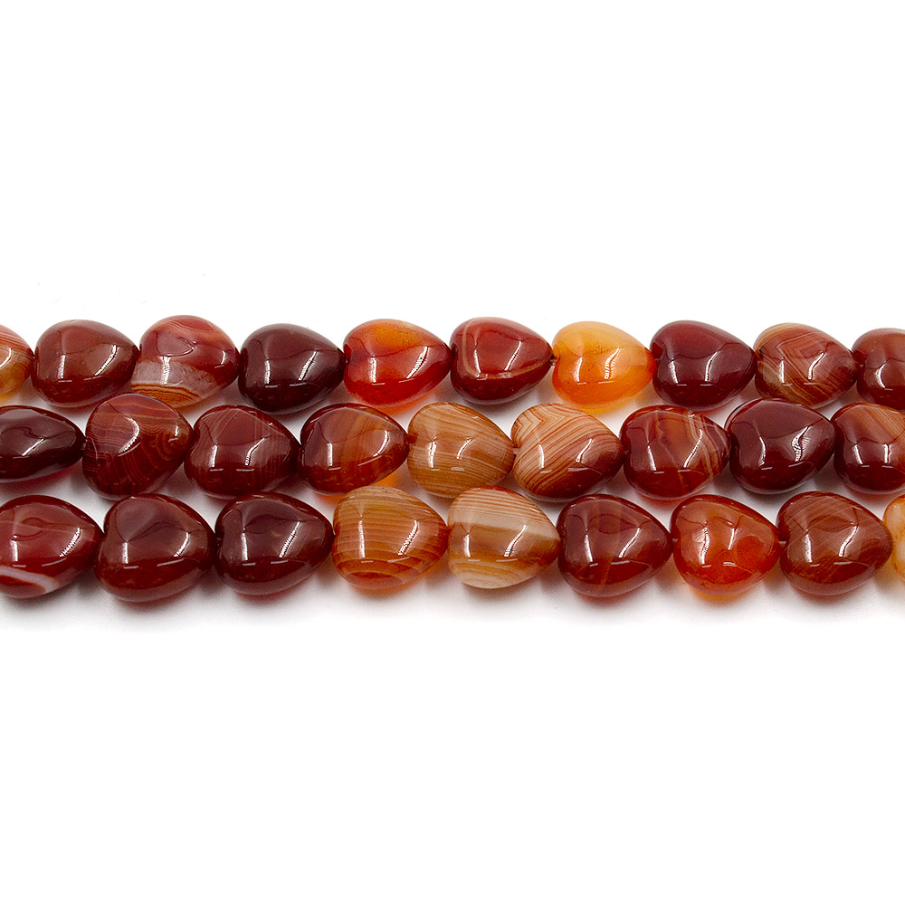 Фото товара агат сердце цвет сердолик  12*12 мм