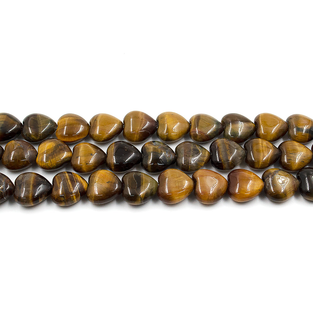 Тигровый глаз сердце 12,5 мм