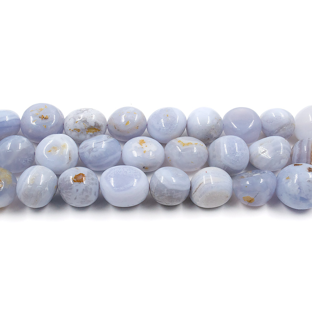 Сапфирин галтовка 15*12 мм