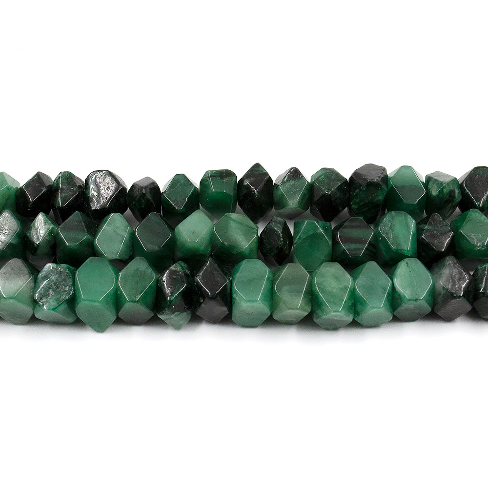 Фото товара лепидолит зеленый рондоль грань 11*6 мм