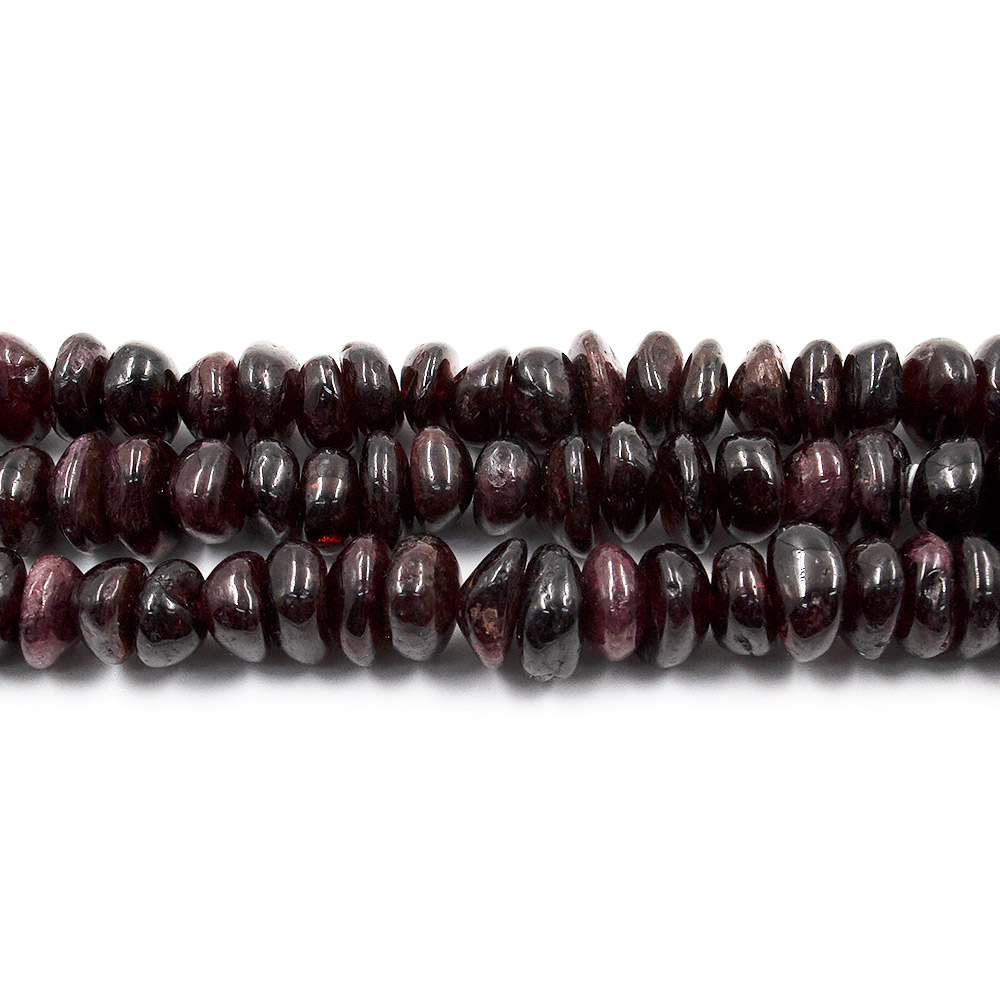 Фото товара гранат галтовка горизонтальная крупная 11*6 мм