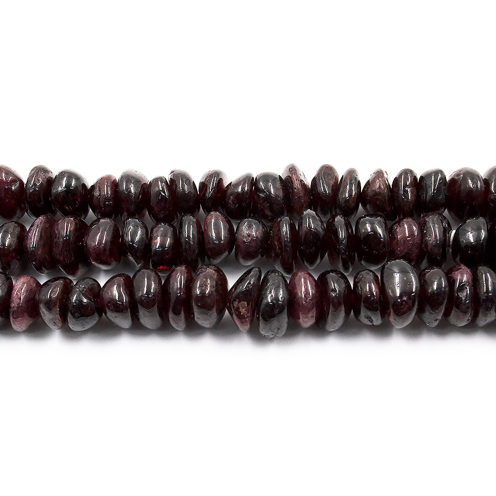 Фото товара гранат галтовка горизонтальная крупная 11*6 мм