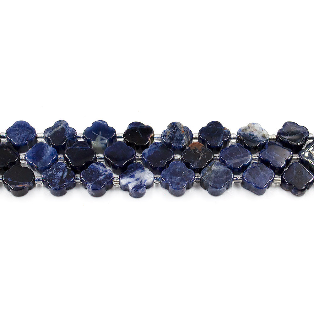 Фото товара содалит темный клевер 11*5 мм