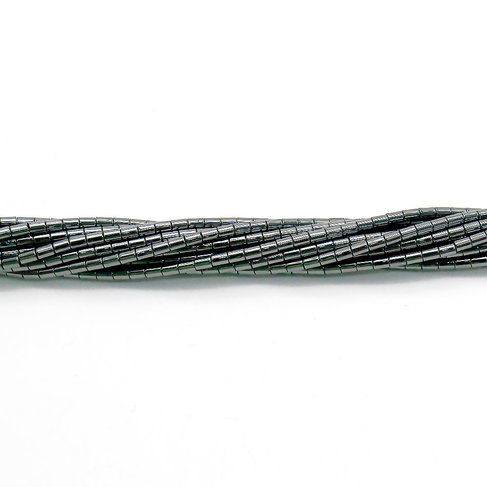 Фото товара гематит цилиндр 3*2 мм